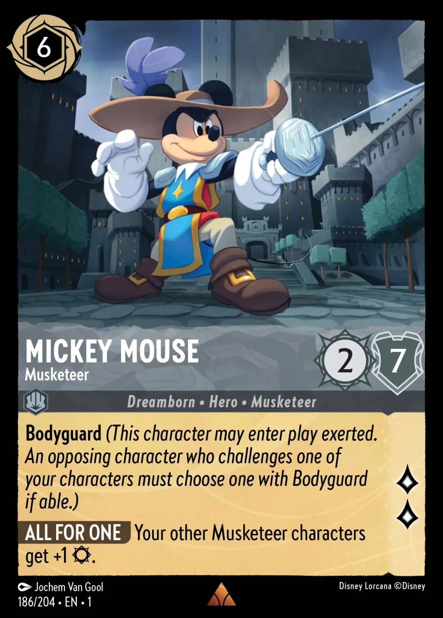 Mickey Mouse - Musketeer #186