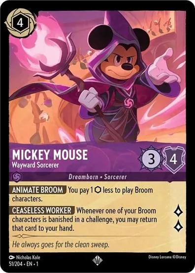 Mickey Mouse - Wayward Sorcerer [Foil] #51