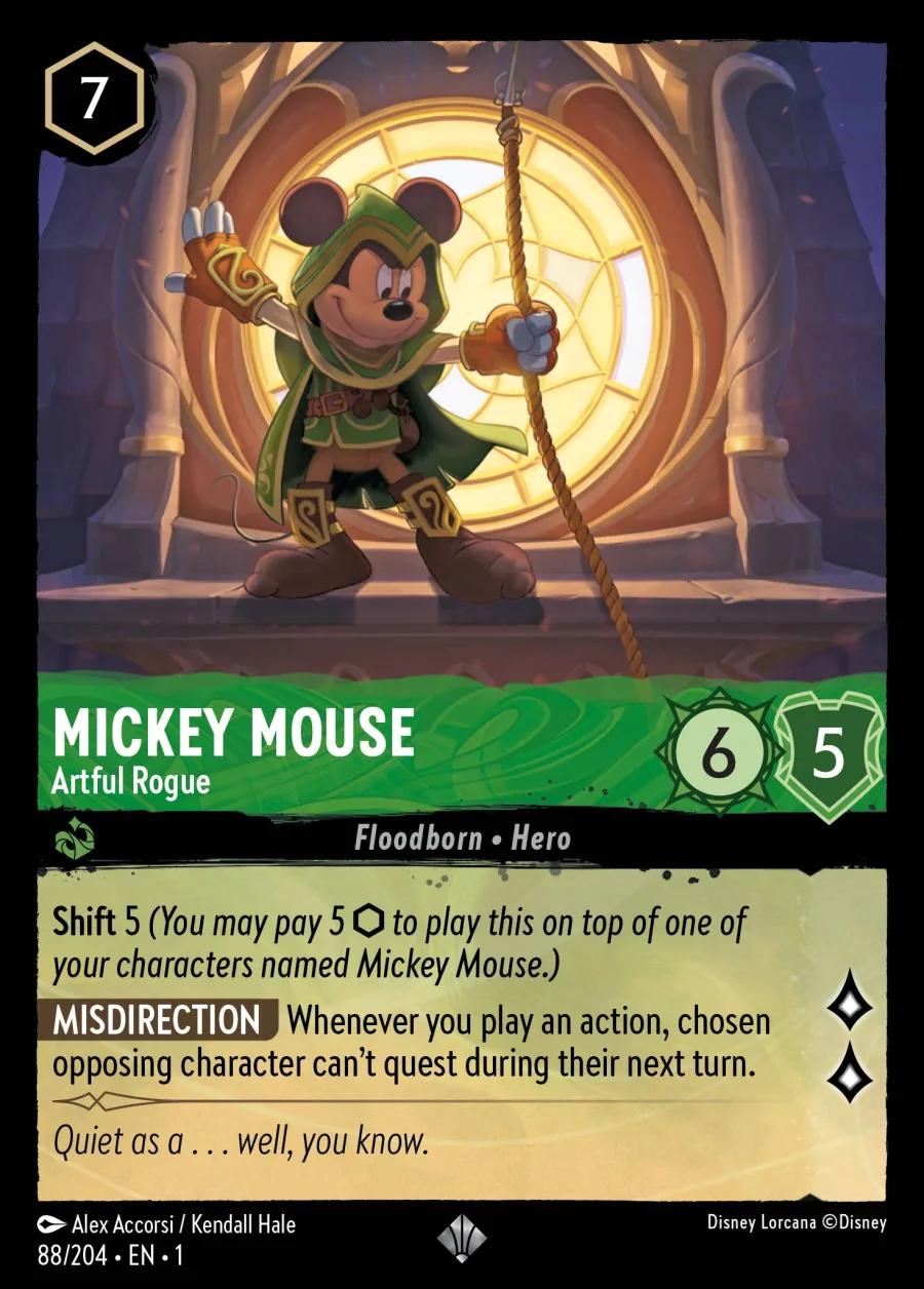 Mickey Mouse - Artful Rogue [Foil] #88