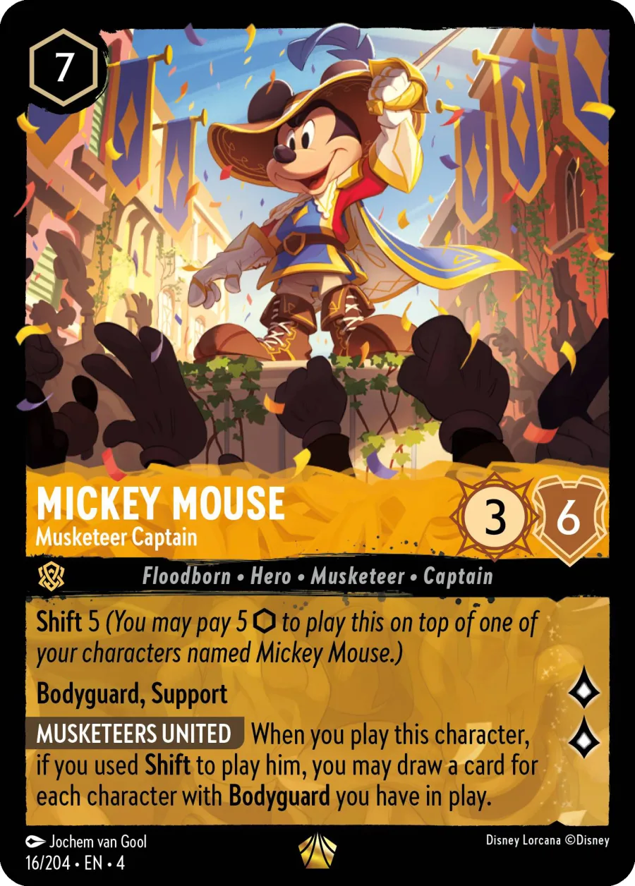 Mickey Mouse - Musketeer Captain [Foil] #16