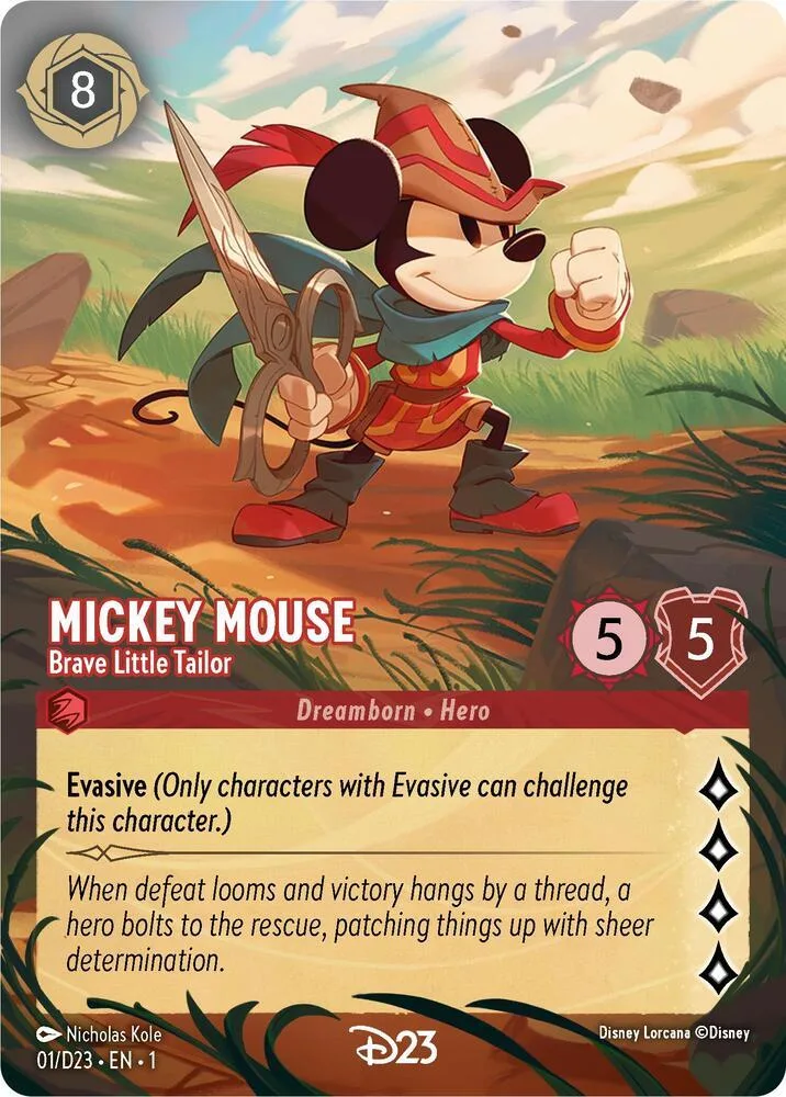 Mickey Mouse - Brave Little Tailor [D23] #1