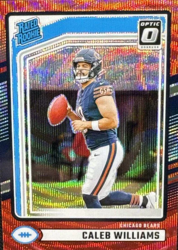 Caleb Williams [Red Wave Optic Preview Holo] #327