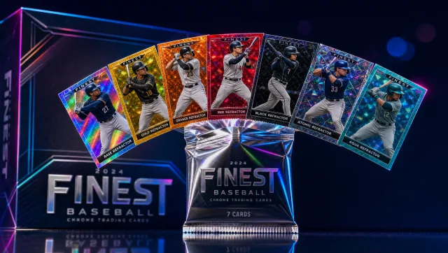 2025 Topps Finest Baseball guide explaining refractors and parallel tiers