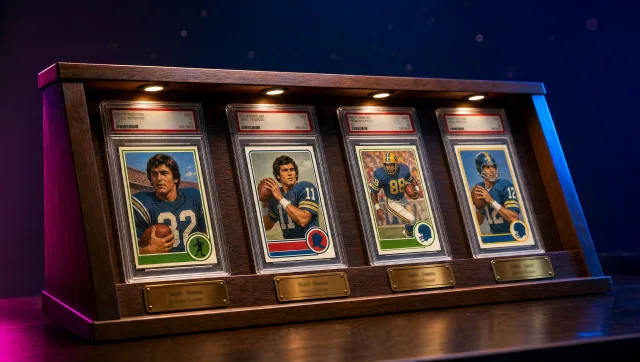 Vintage football cards guide for Joe Montana, Jerry Rice, Walter Payton, and Steve Young