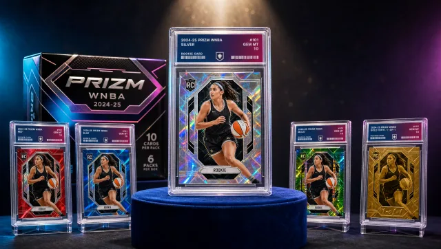 Caitlin Clark rookie card guide covering 2024 WNBA variants and autograph cards