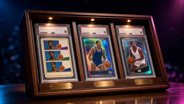 Kobe Bryant, Larry Bird, and Stephen Curry basketball card guide