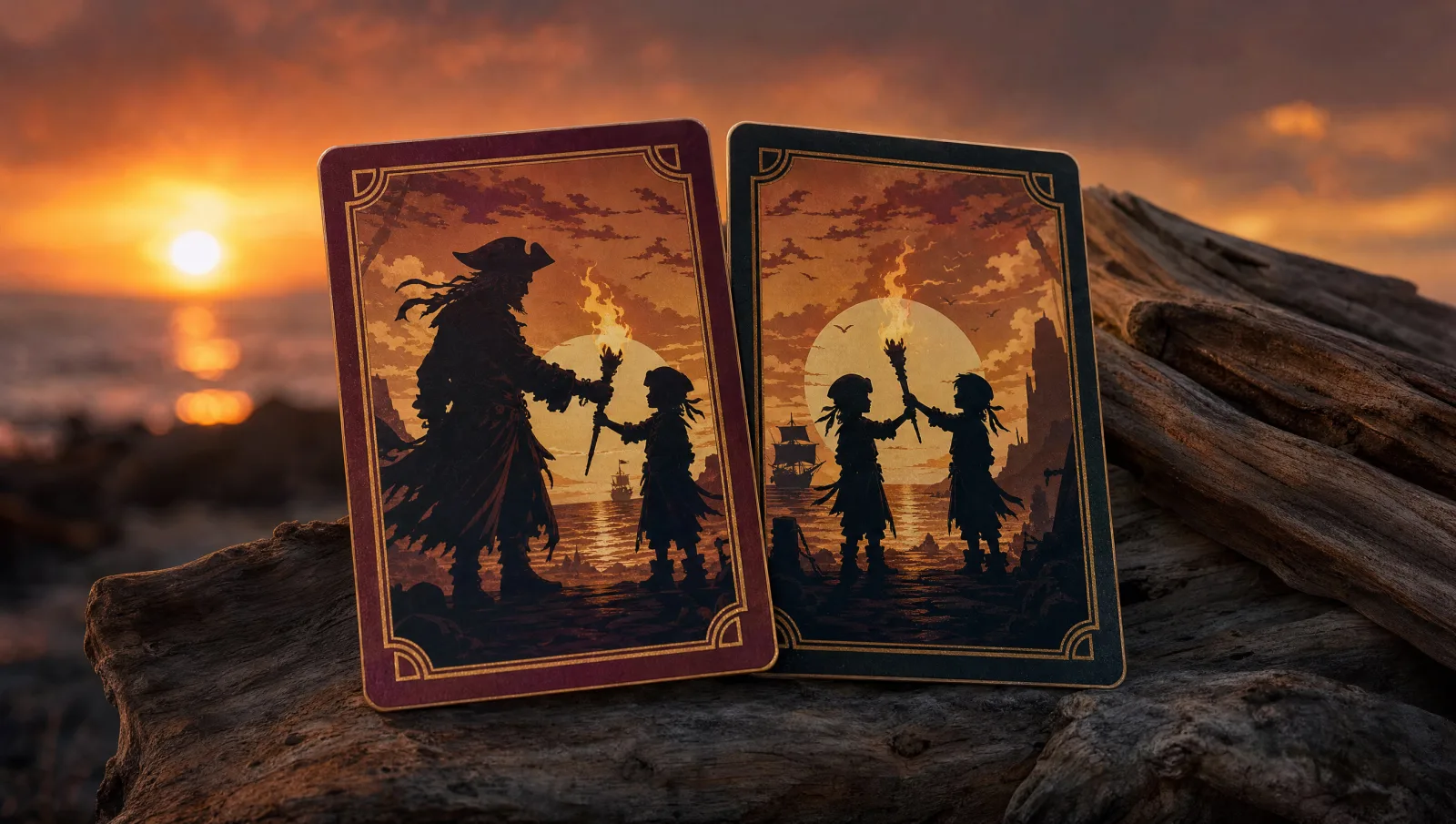 OP-13 Carrying On His Will Three Brothers chase trio — Luffy OP13-118, Ace OP13-119, Sabo OP13-120 Manga Rare cards in slabs arranged on dark red felt with a Carrying On His Will booster box behind