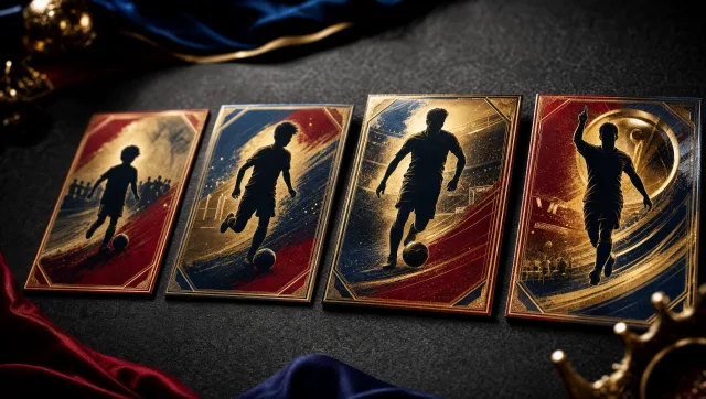 Soccer cards pillar guide covering Sporting CP, Premier League, La Liga, Serie A, and World Cup product cycles