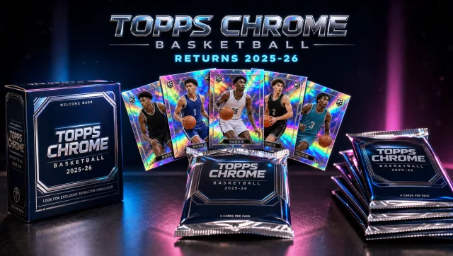 2025 Topps Chrome Basketball guide covering the licensed Chrome return and rookies