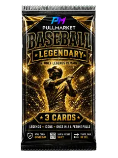 Baseball Legendary - 3 Cards pack