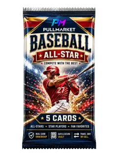 Baseball All-Star - 5 Cards pack